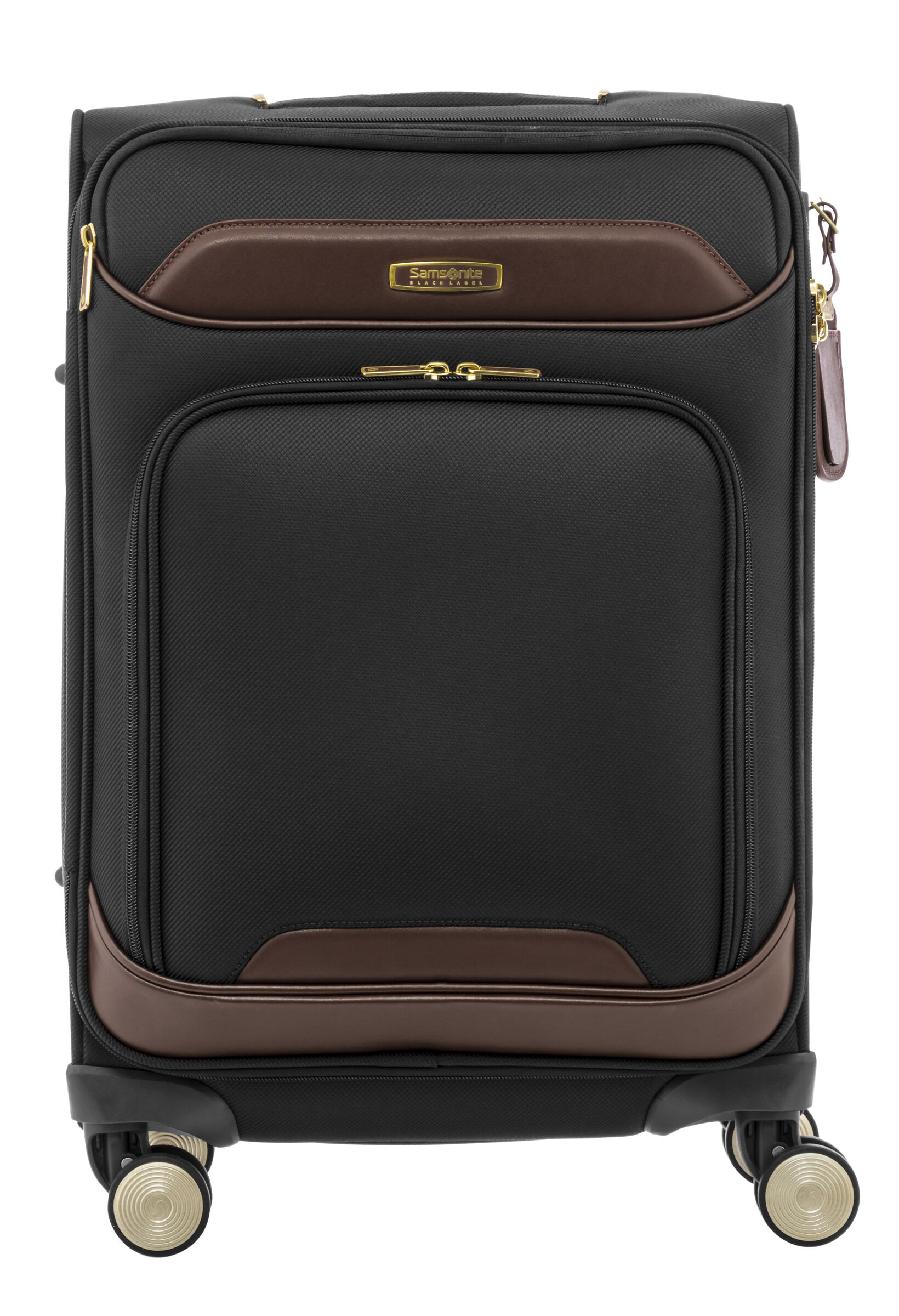 Samsonite luggage with leather trim sales