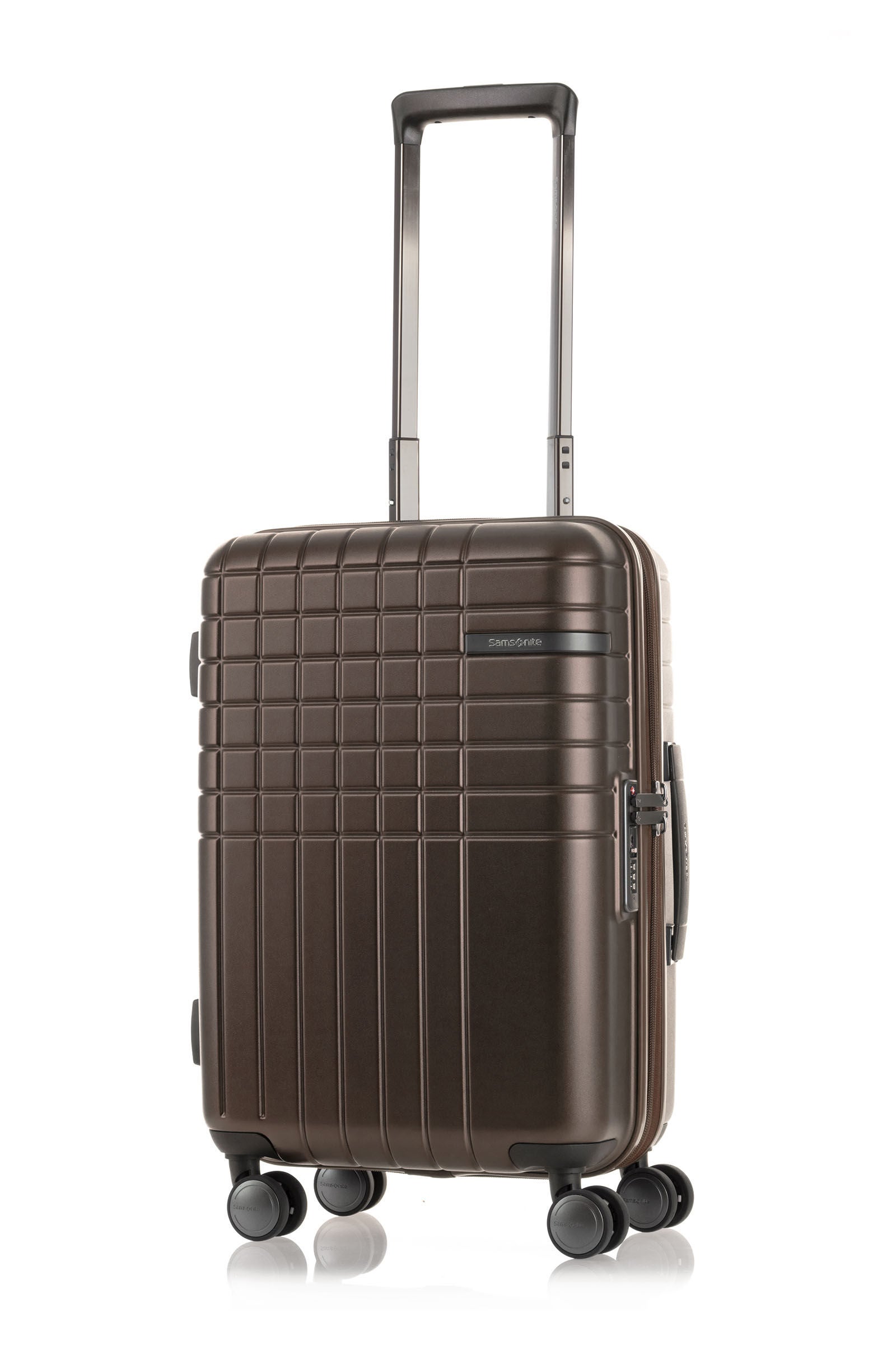 Samsonite Chocbrick Spinner 55/20 Exp Unisex Matt Brown Cabin Luggage