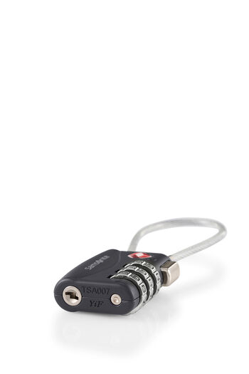 TRAVEL ESSENTIALS 3.DIAL CABLE LOCK TSA