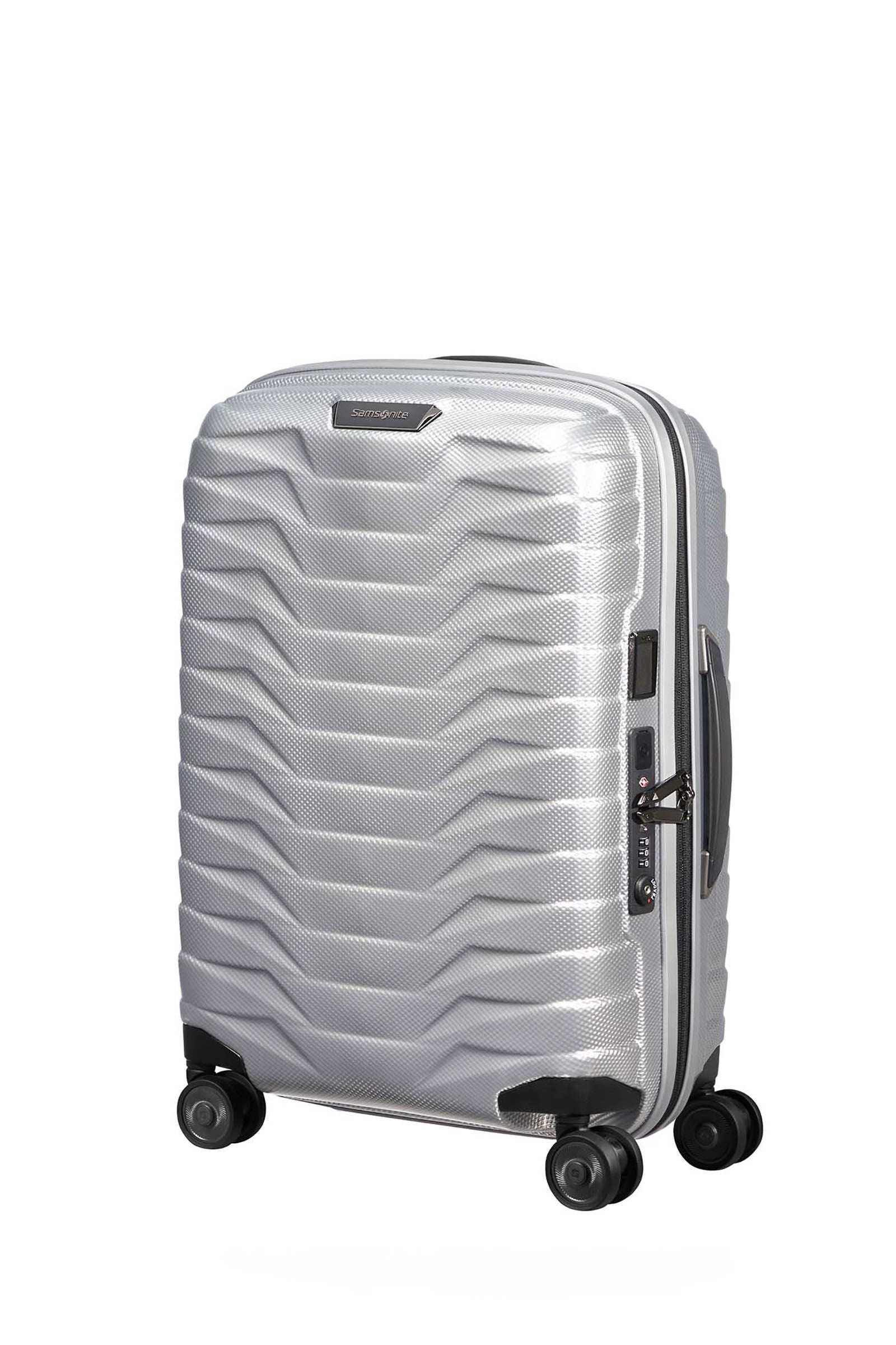 サムソナイト プロクシス 55/20 EXP シルバー PROXIS A515 Samsonite Proxis Spinner 55/20 Exp Silver Cabin Luggage
