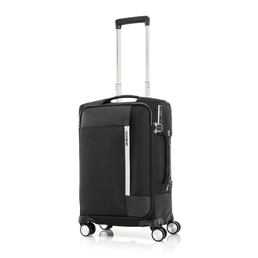 Samsonite Bricter Spinner 55/20 Sleek Black Cabin Luggage