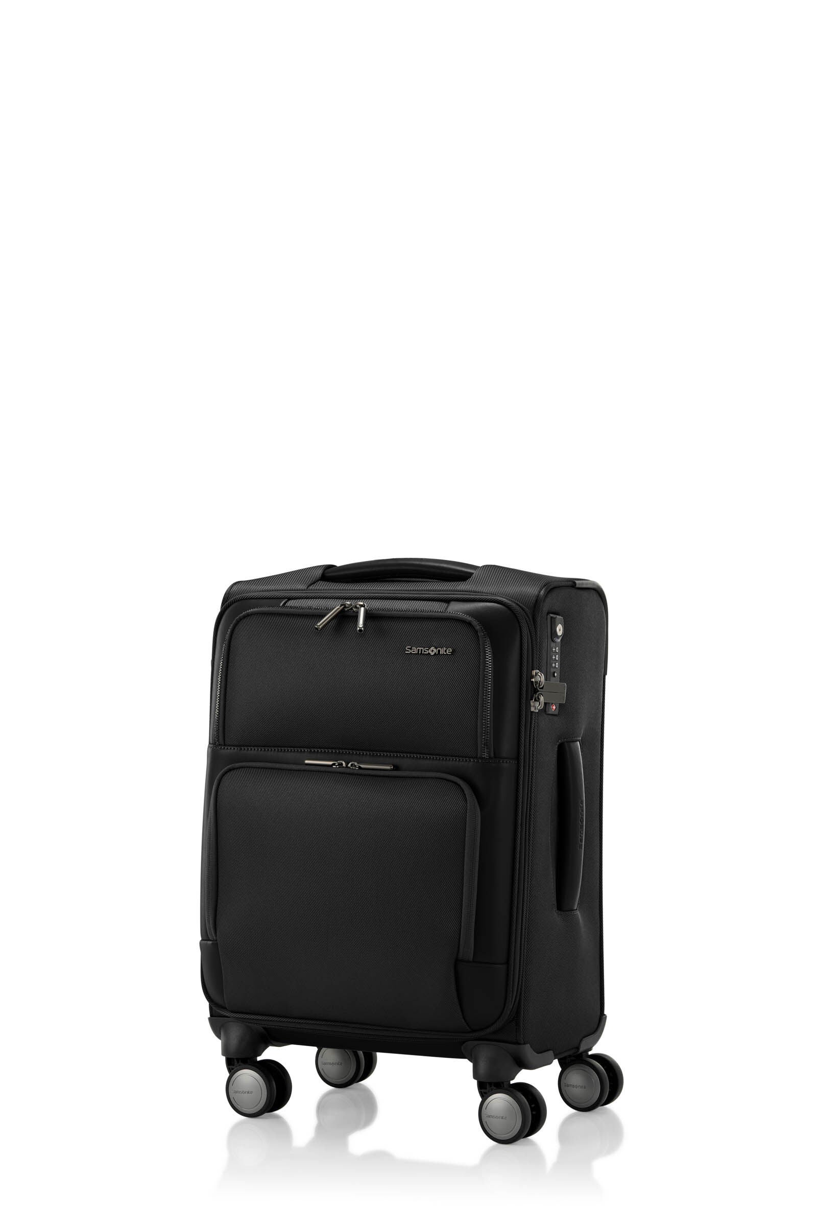 Samsonite Holborn Spinner 55/20 Unisex Black Cabin Luggage Samsonite Holborn Spinner 55/20 Unisex Black Cabin Luggage