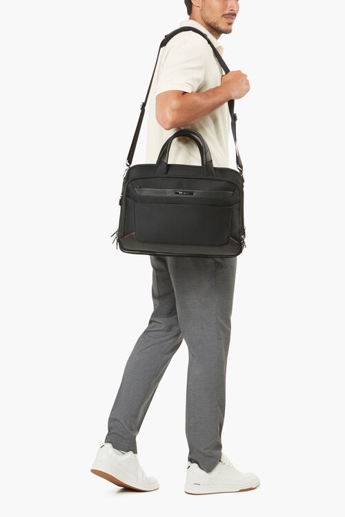 PRO-DLX 6 SLIM BRIEFCASE 15.6