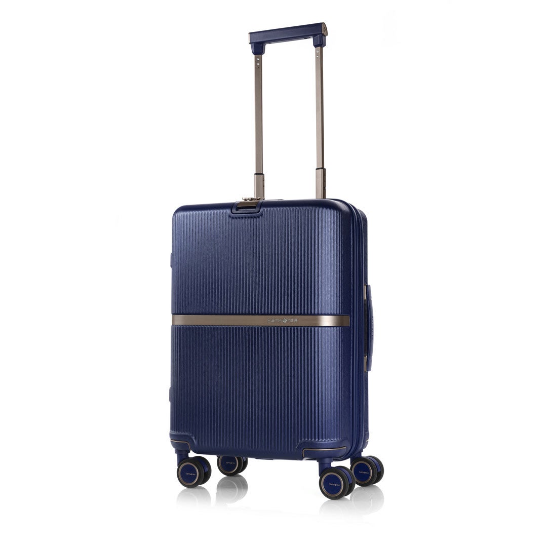 旅行かばん・小分けバッグ Samsonite MINTER SPINNER 55/20 NAVY Samsonite Minter Spinner 55/20 Unisex Navy Cabin Luggage