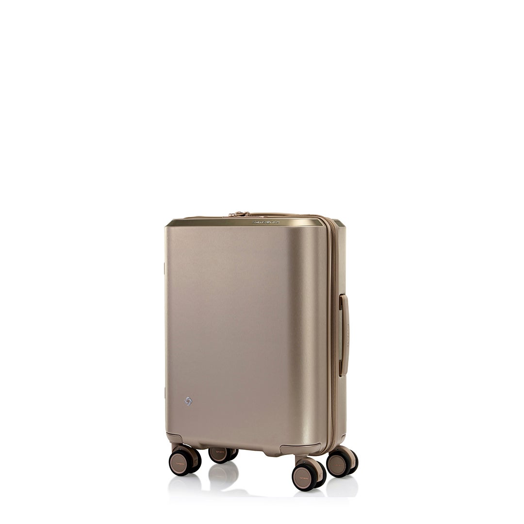 Samsonite Evoa Z Spinner 55/20 Unisex Ivory Gold Cabin Luggage