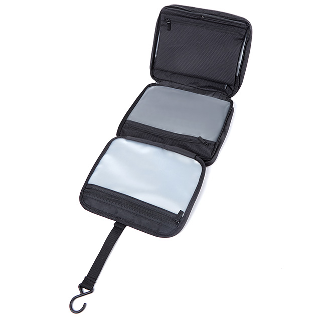 TRAVEL ESSENTIALS HANGING TOILETRY KIT